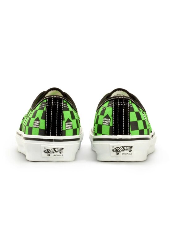 Vans x Dover Street Market OG Authentic LX DSM Checkerboard (Fluro Green) - Picture 4 of 13